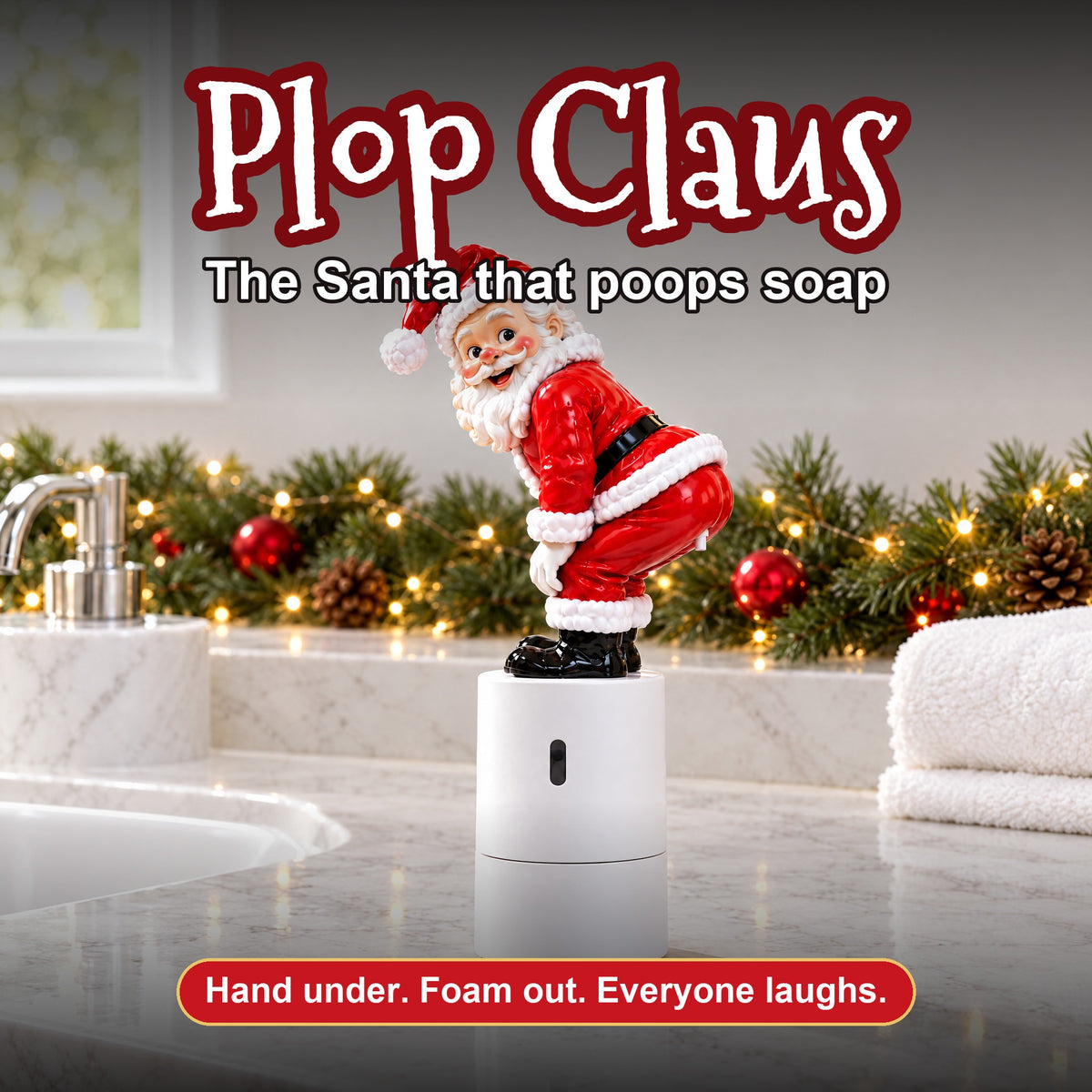 Plop Claus Automatic Soap Dispenser
