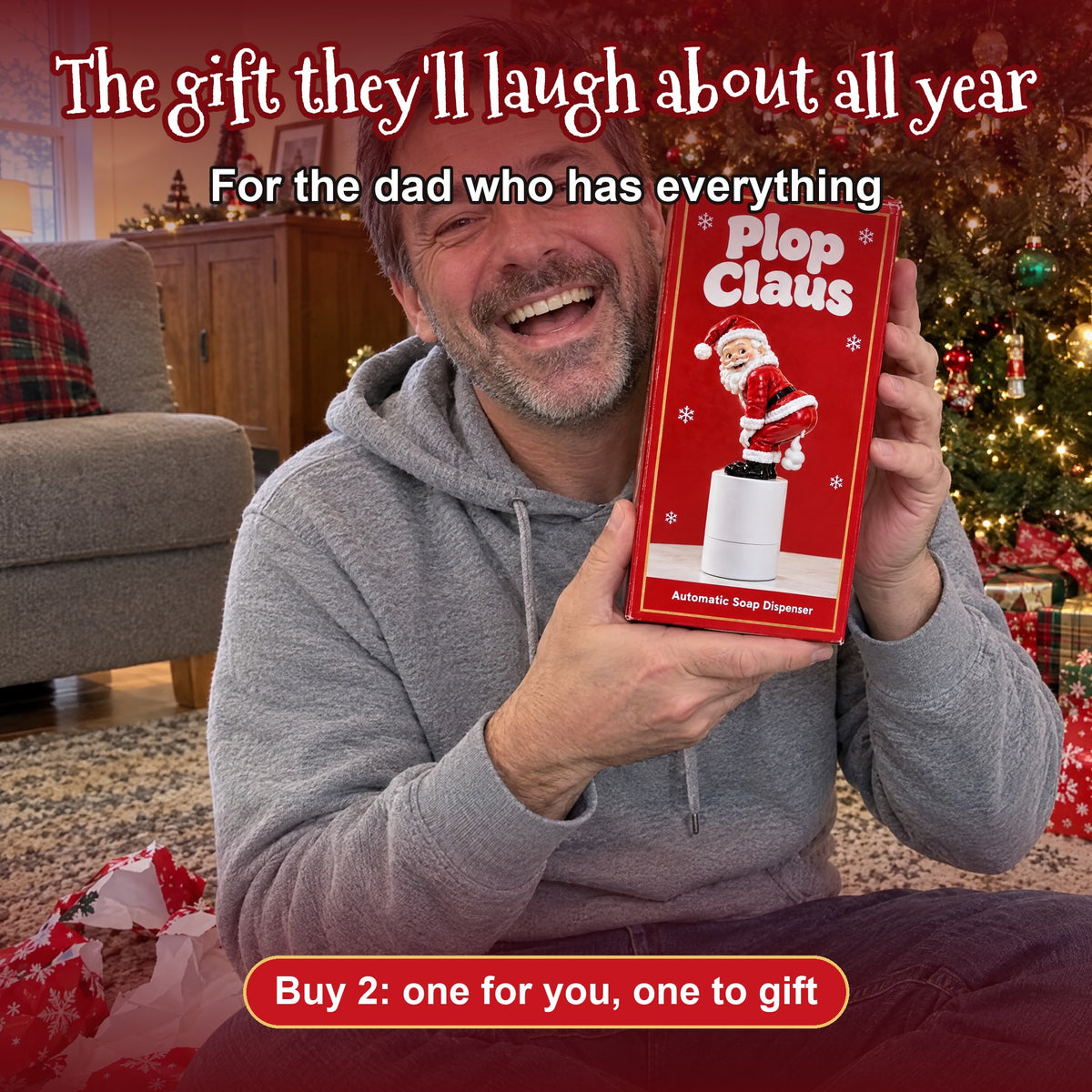 Plop Claus Automatic Soap Dispenser